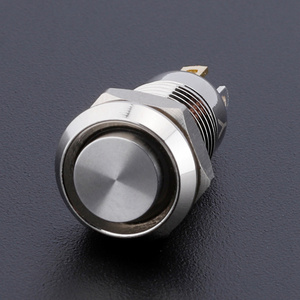 ABILKEEN 8mm 10mm 12mm 16mm 19mm 22mm rocker switch Round high head Waterproof Metal Push Button Switch