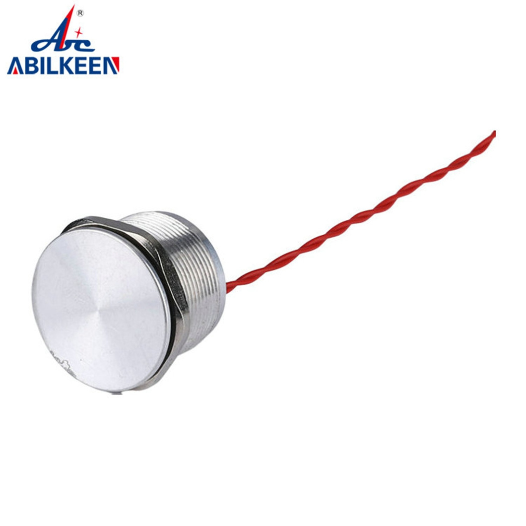 22mm momentary waterproof IP68 anti vandal piezo switch Aluminum oxide metal electric touch sensitive switch 12v