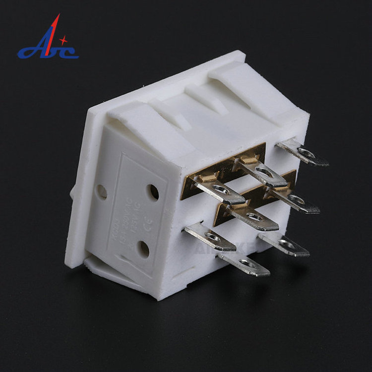 Factory Price Hot Sale On Off On 3 Position Customized Logo 8 Pin Terminal Rocker Switch