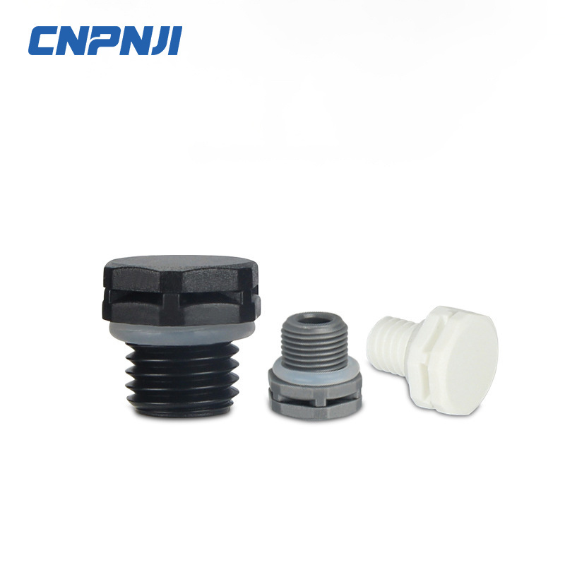 waterproof M16*1.5 plastic screw-in vents screw air vents valve Plugs Pressure Relief Screw-in Valve Air Vent Plug for Lighting