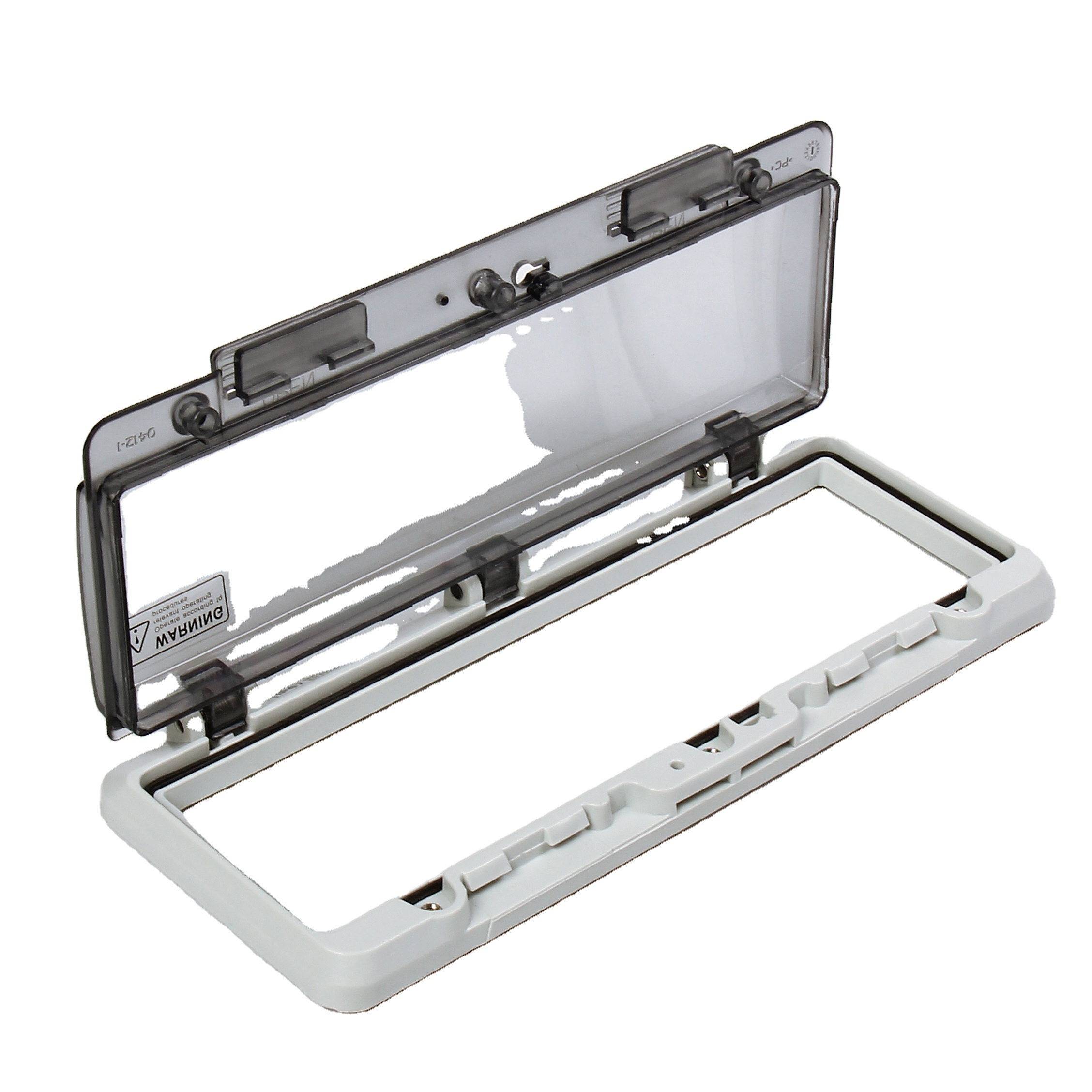 Plastic weatherproof ip67 12 way transparent contact protective window cover hood electric switch