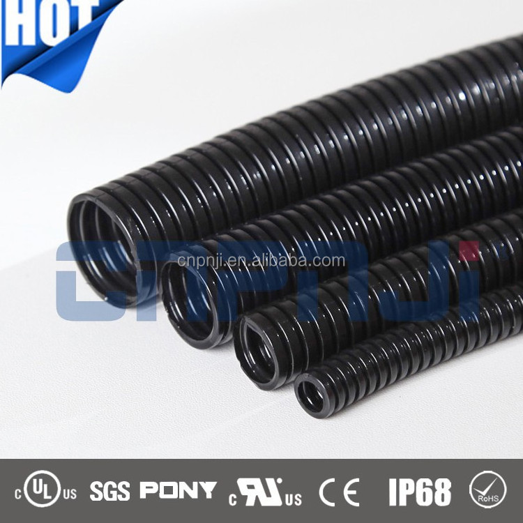 PA material AD18.5 Nylon electrical decorative corrugated flexible conduit