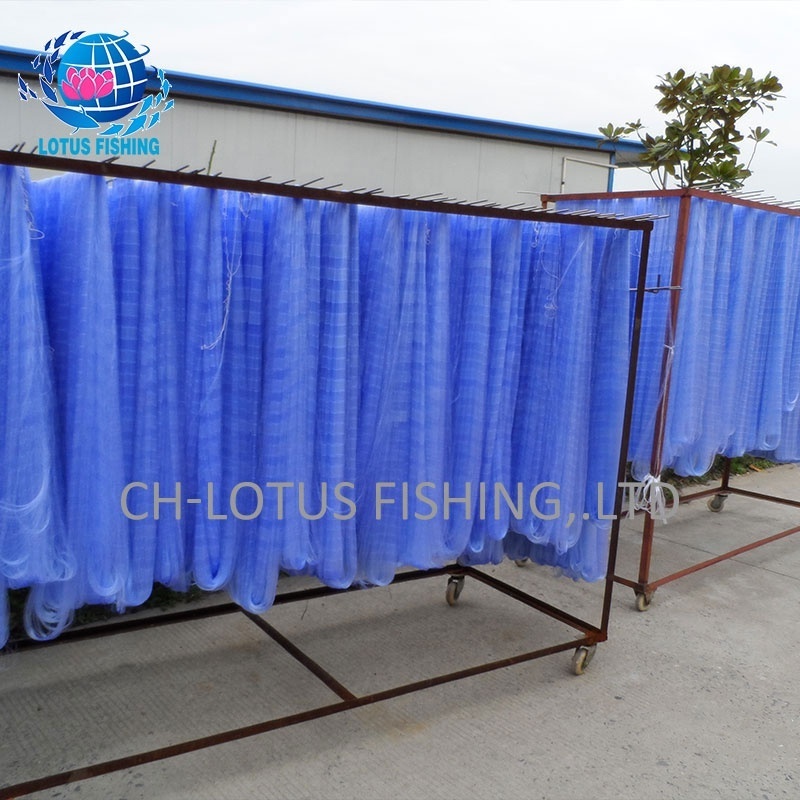 Handmade Hot Selling Monofilament Nylon Blue Fish Nets For Fishing Net For Big Fish