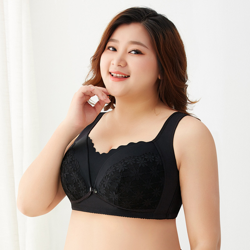 High Quality Pregnancy Lace Front Closure Breast Feeding Bra Cotton Plus Size Maternity Nursing Bras