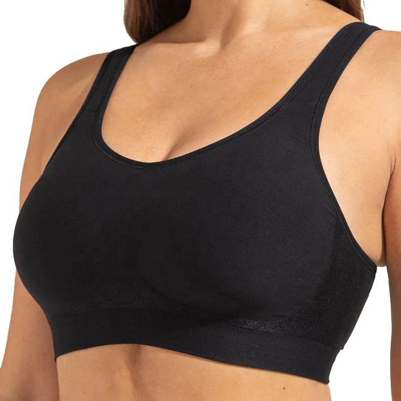 Wholesale Simple Seamless Wireless Shaper Bra Women Comfortable Full Coverage Air Bra