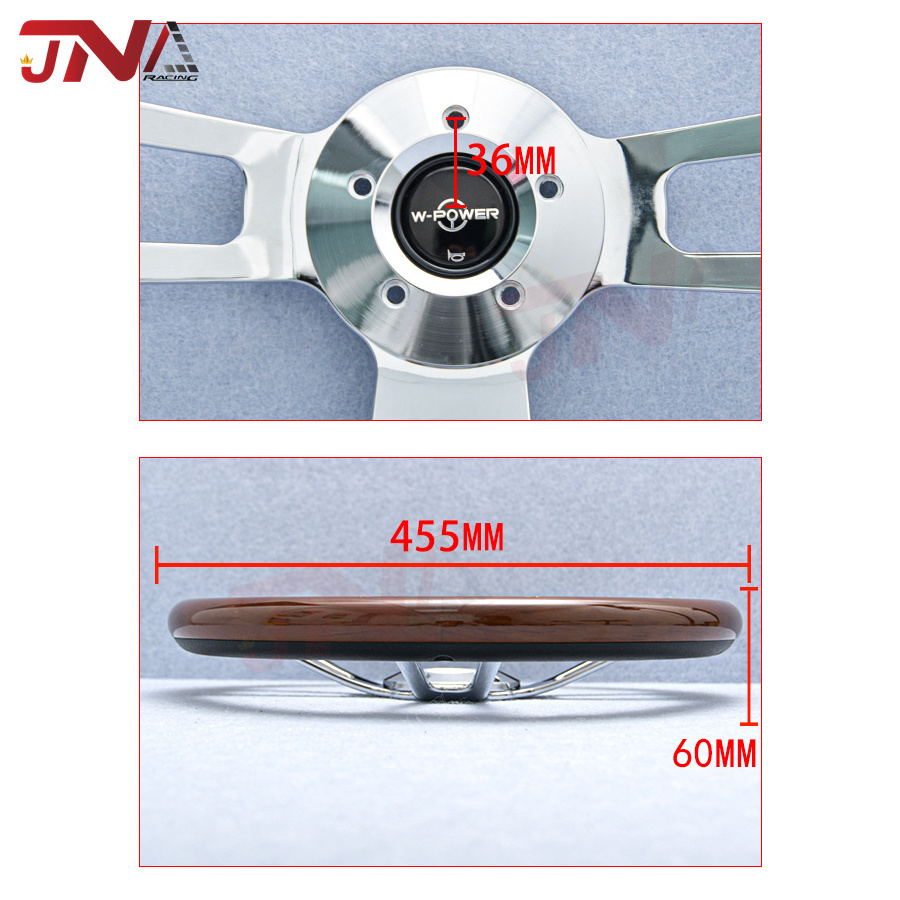 18inch Semi Trailer Steering Wheel 5Bolt Semi-Trailer PU Truck Steering Wheel