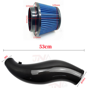 JNA Real Carbon Fiber with Air Filter Intake Pipes for Honda Civic EG EK JDM Intake Hose