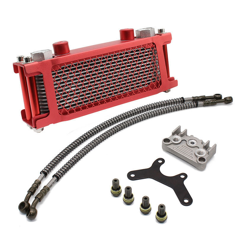 Motorcycle Oil Cooling Cooler Radiator Oil Cooler Set Fit For 125cc 140cc  Engine Dirt Pit Monkey Bike ATV Chinese Made