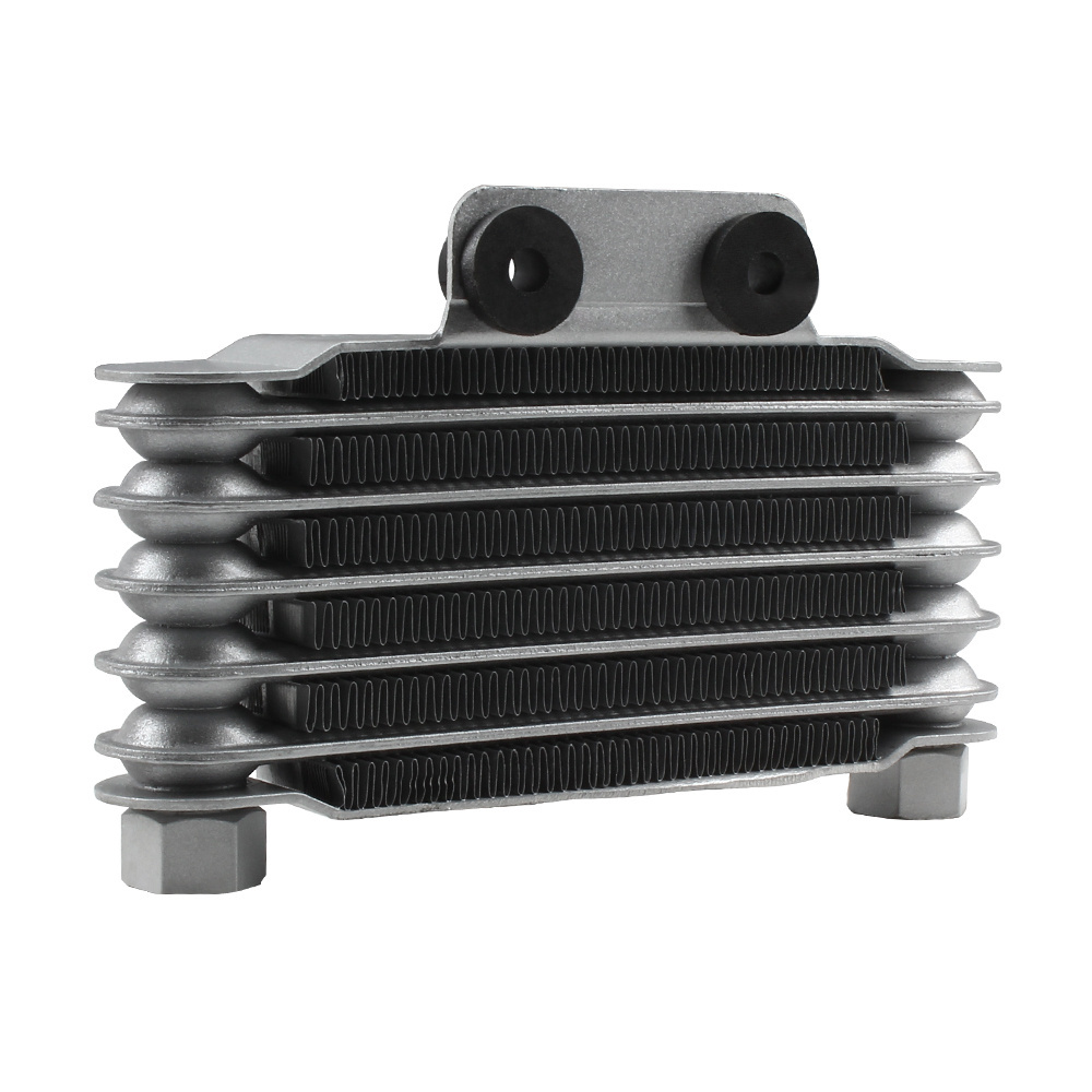 Universal Oil Radiator Cooler Motorcycle Cooling System Aluminum for Honda Yamaha Pocket Dirt Pit Bike 125cc Motocross Enduro