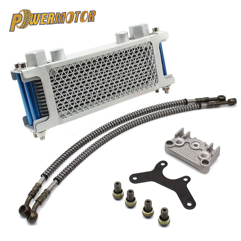 Motorcycle Oil Cooling Cooler Radiator Oil Cooler Set Fit For 125cc 140cc  Engine Dirt Pit Monkey Bike ATV Chinese Made