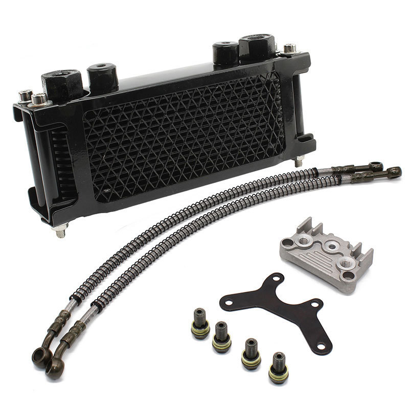 Motorcycle Oil Cooling Cooler Radiator Oil Cooler Set Fit For 125cc 140cc  Engine Dirt Pit Monkey Bike ATV Chinese Made