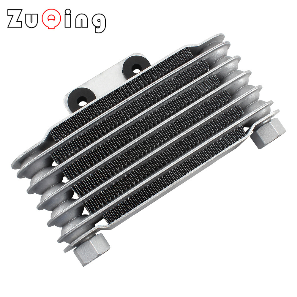 Universal Oil Radiator Cooler Motorcycle Cooling System Aluminum for Honda Yamaha Pocket Dirt Pit Bike 125cc Motocross Enduro