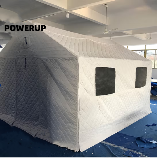 Thickened large cotton tent outdoor earthquake resistant and flood relief tent