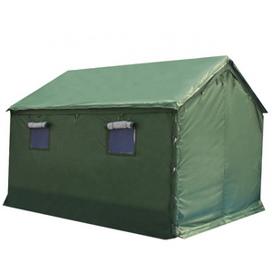 Camping outdoor army green waterproof oxford and PVC tents for sale