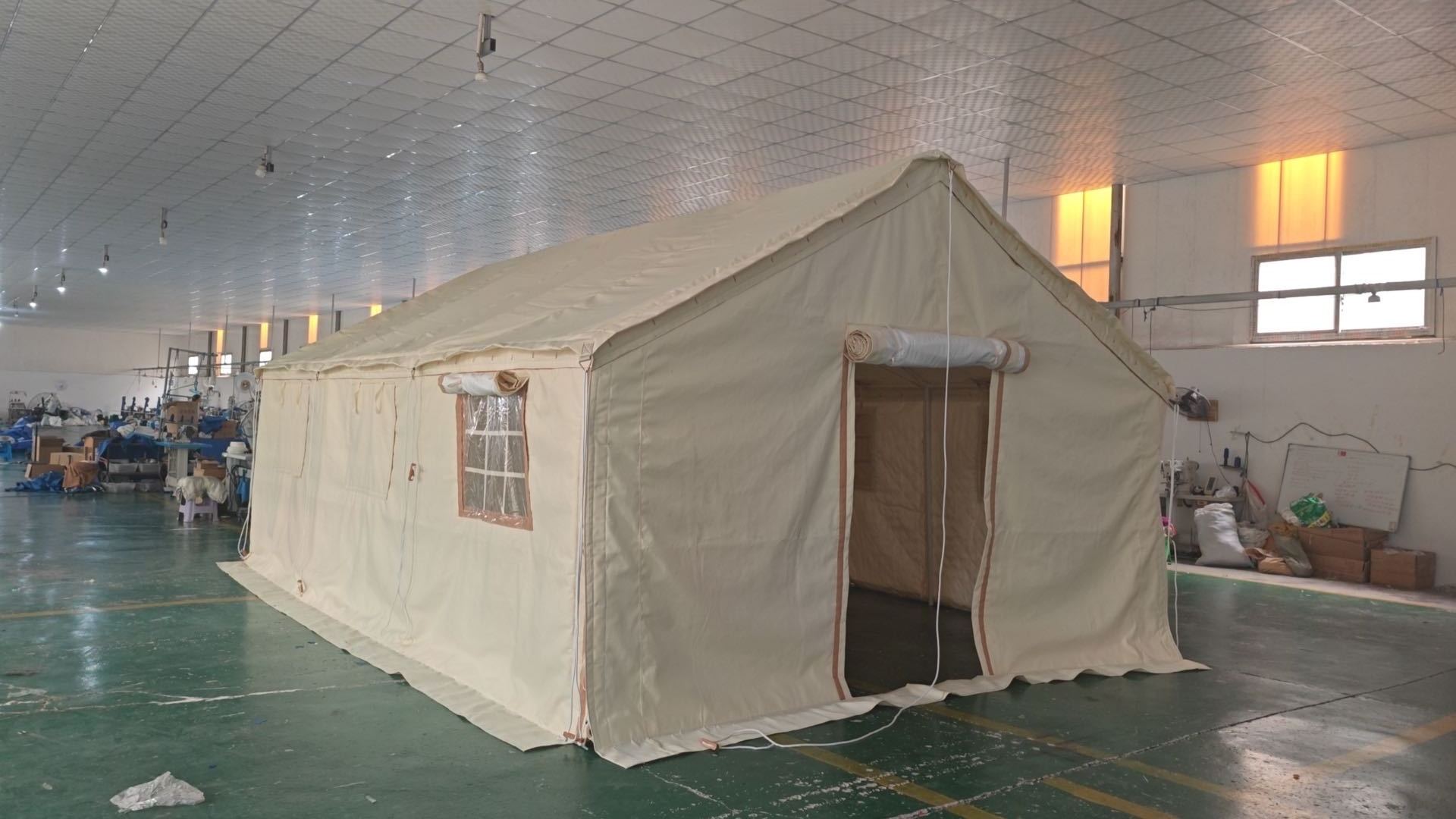 Outdoor Emergency Relief Tent Temporary Inspection Isolation Tent Civil Emergency Heating and Cotton Tent