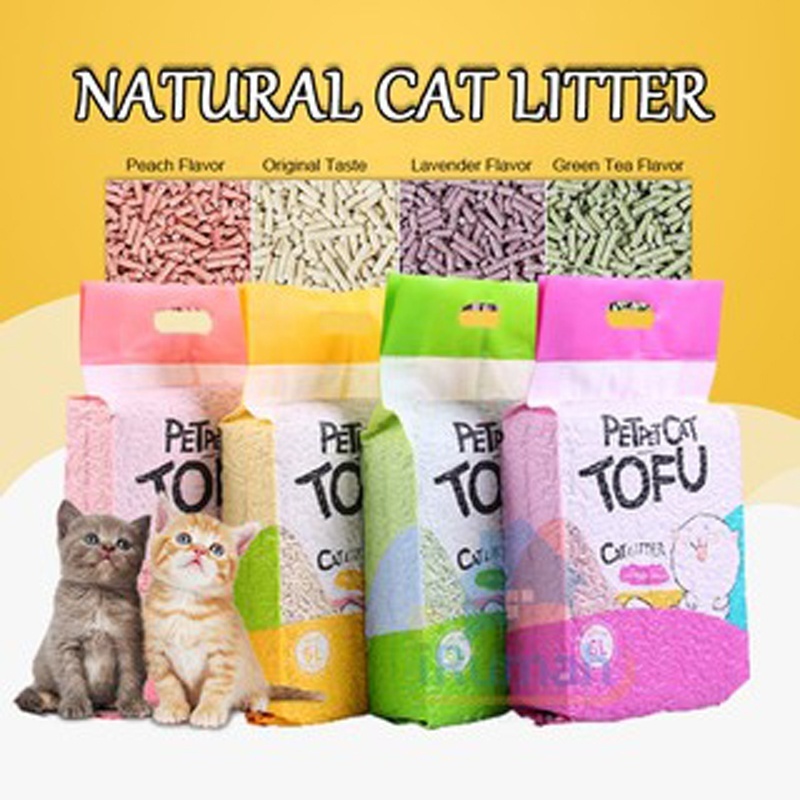 Dust-Free Deodorizing Tofu Soy Non-Mixed Bentonite Cat Litter Plant Scented Pet Cleaning Supplies For Cats