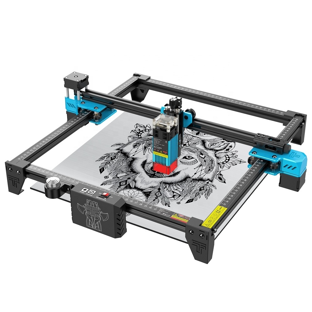 TTS 55 Twotrees 3D Grabador Lazer Cnc Cutting For Acrylic Portatil Cheap Price Metal Glass CO2 Laser Engraving Machines