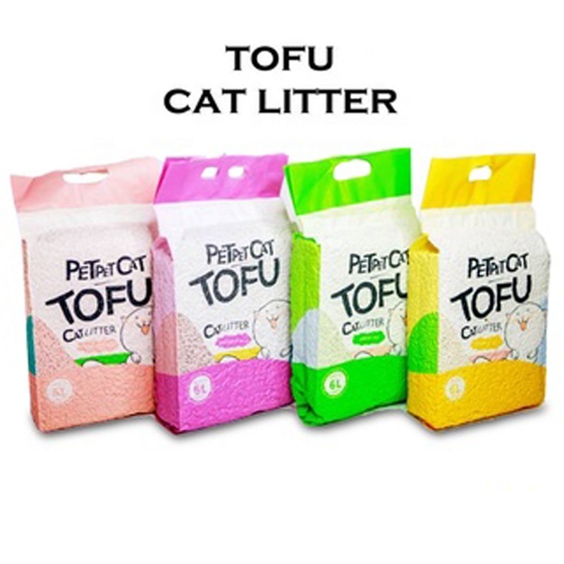 Dust-Free Deodorizing Tofu Soy Non-Mixed Bentonite Cat Litter Plant Scented Pet Cleaning Supplies For Cats