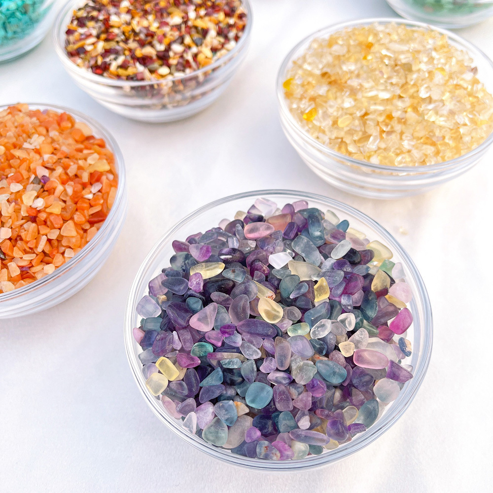 Hot Sales 100G Crystal Chips Natural Amethyst Chips Crystal Healing Stone Gravels Tumbled