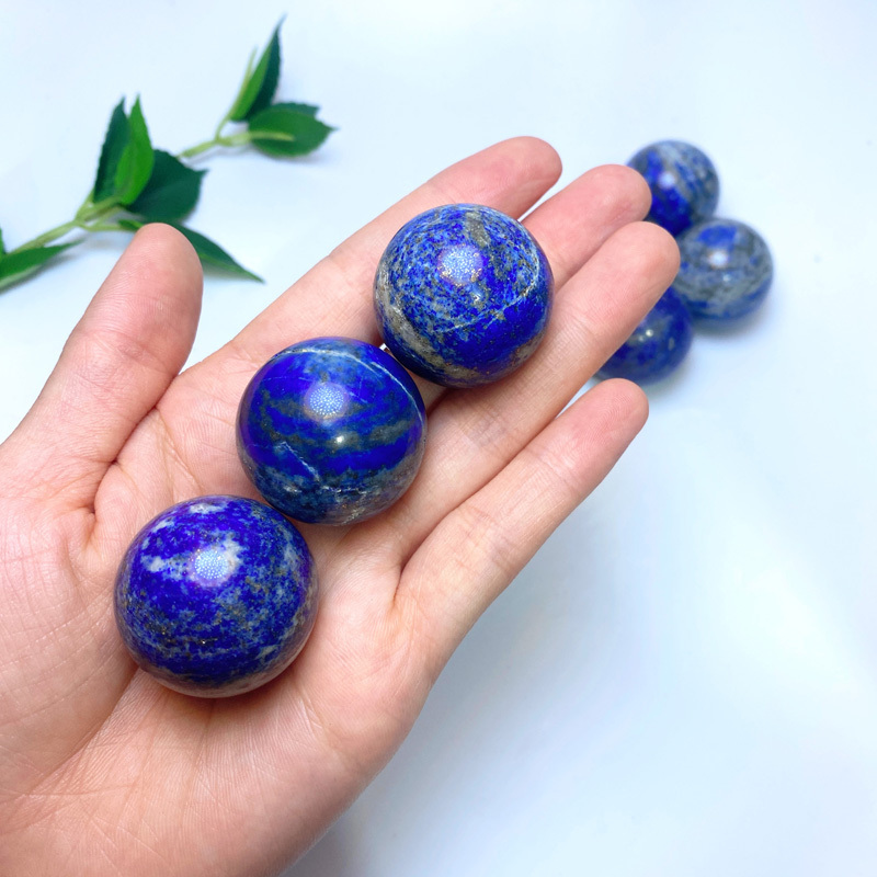 Wholesale Natural Lapis Lazuli Sphere Crystal Healing Stones Meditation Ball For Fengshui Decoration