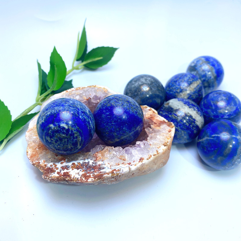 Wholesale Natural Lapis Lazuli Sphere Crystal Healing Stones Meditation Ball For Fengshui Decoration