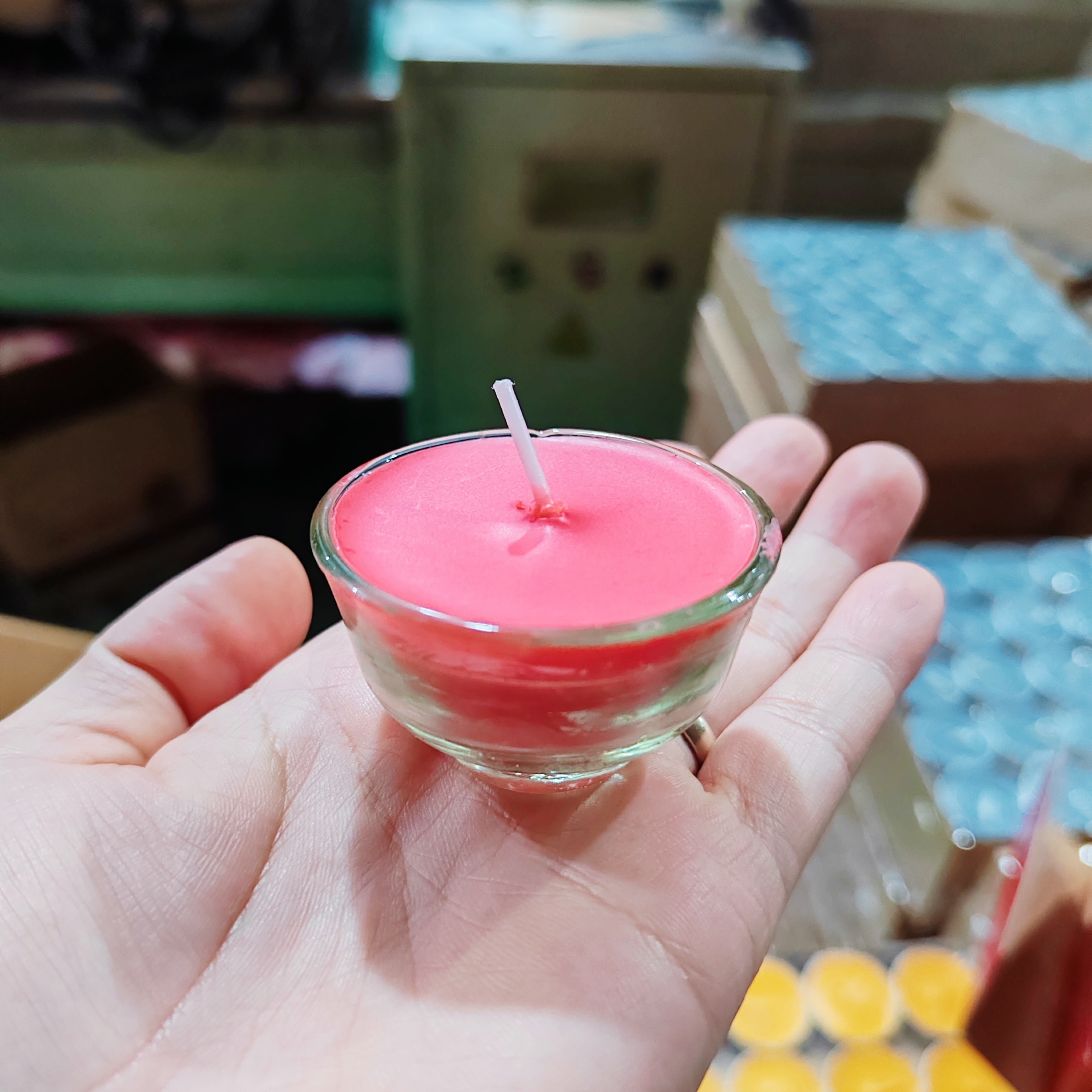 Scented tealight paraffin wax multi-color tealight candle 1hours tealight with good quality