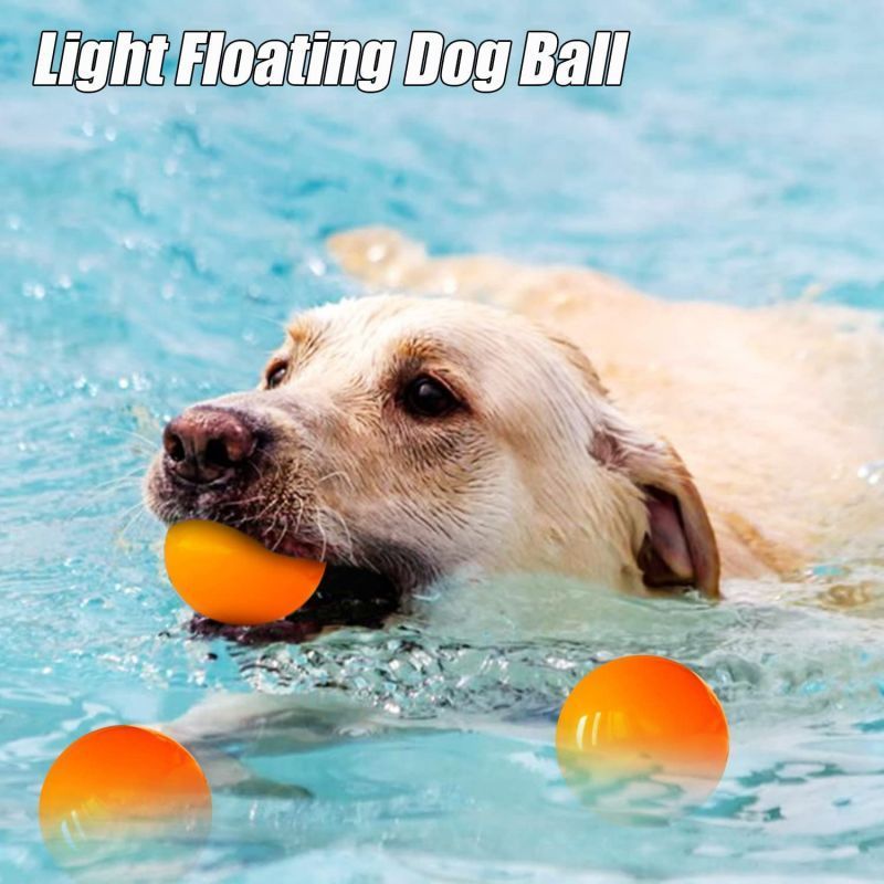 Best Selling 100% Safe Non-Toxic Floating Durable Bouncy Dog Balls Indestructible Solid Rubber Dog Ball Toys for Dogs