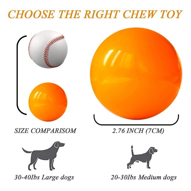 Best Selling 100% Safe Non-Toxic Floating Durable Bouncy Dog Balls Indestructible Solid Rubber Dog Ball Toys for Dogs