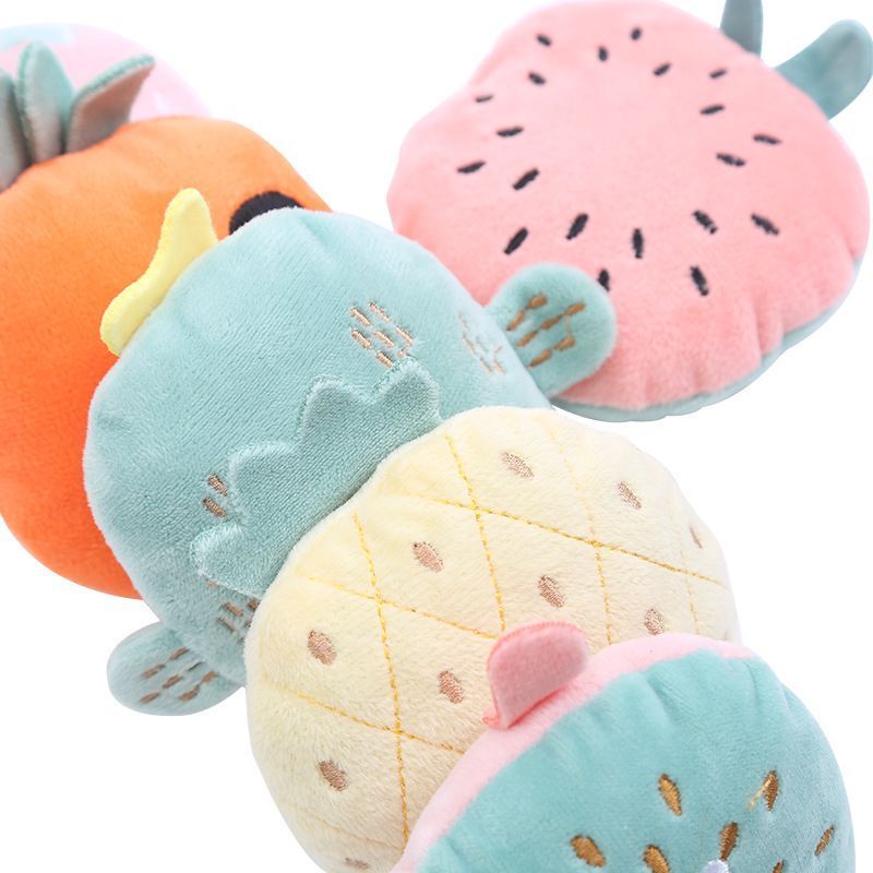 Best Selling Cute Shape Design Chew Plush Interactive Catnip Toys for Indoor Cats Kitten Pillow Toys