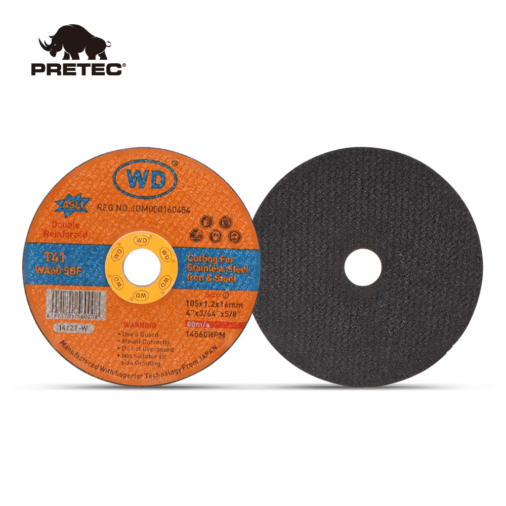 WD 105*1*16mm good Price 105 mm sanding disc cutting stone wheel abrasive cutting disc