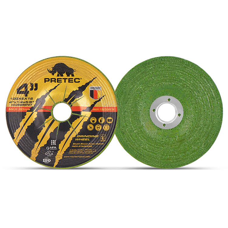 YURI 100*6*16mm abrasive grinding wheels yuri flexible grinding wheel yuri cut off wheel and grinding discs