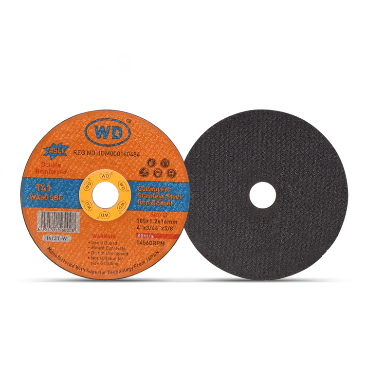 WD 105*1*16mm good Price 105 mm sanding disc cutting stone wheel abrasive cutting disc