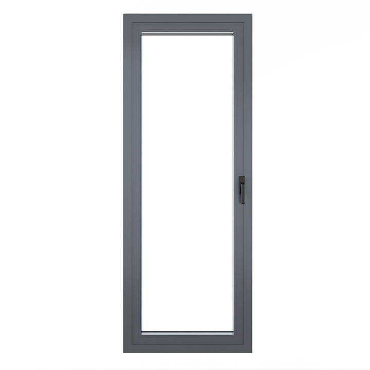 Exterior Front French Doors Double LowE Glass Thermal Break Aluminum Swing Double Door