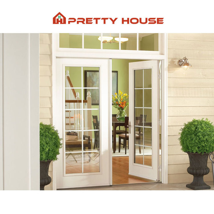 luxury heavy duty morden entry front door aluminum glass front door swing aluminium frame french doors