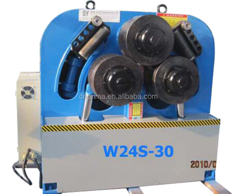 Solid Square/Round Steel Bar Profile Bender Hydraulic 3 Roll Pipe Bending Machine