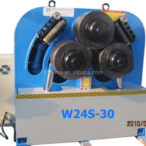 Solid Square/Round Steel Bar Profile Bender Hydraulic 3 Roll Pipe Bending Machine