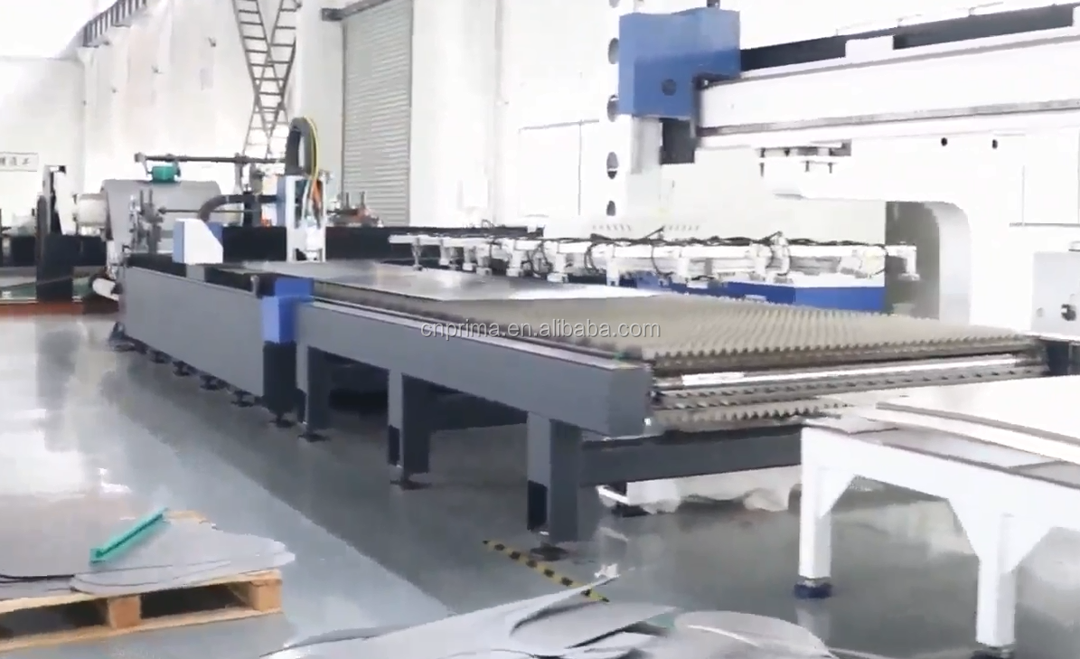 Single Table Rolled Coil Steel Fiber Laser Cutting Machine for Sheet Metal