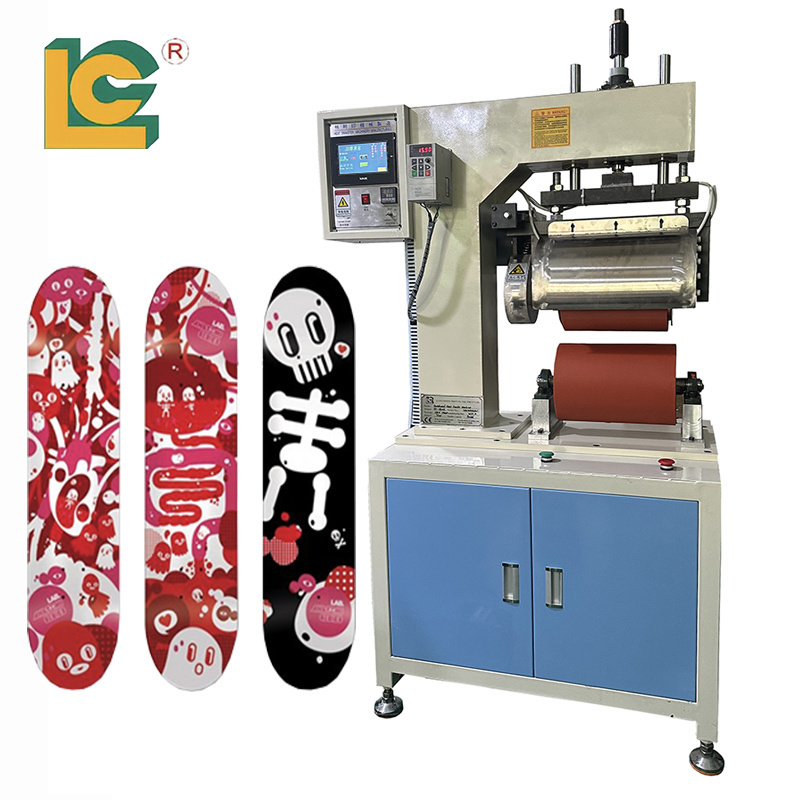 LC BrandAutomatic Heat Transfer Machine For Skateboard Hydraulic Heat Transfer Machine for Skateboard Deck