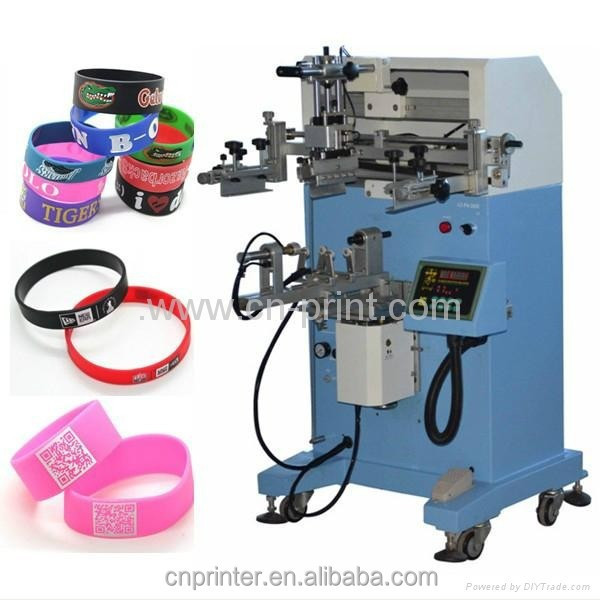 High Precision Silicone Wristbands Series Flat Cylinder Screen Printing Machine logo printing machine for perfume bottles