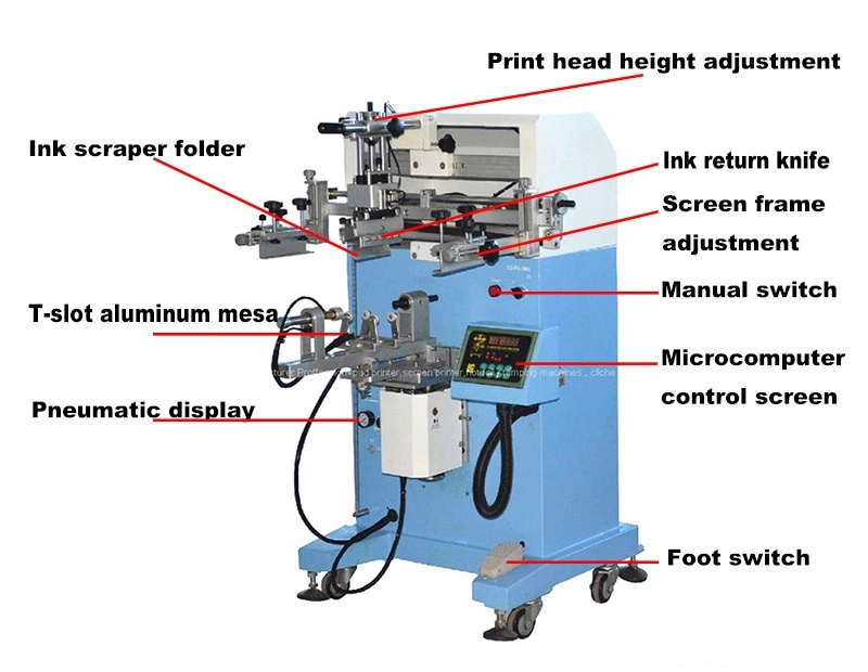 Hot Sale Plane Round surface cup screen printing machine for paper cups