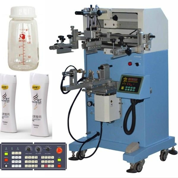 automatic Good Selling Cylinder Semi-Automatic Coffer Cup Screen Printer Silk Screen Printing Machine For Plastic Paper Tea Cup