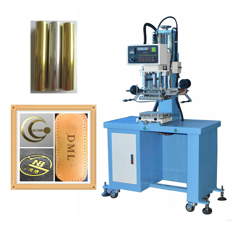 Wholesale Pneumatic Hot Foil Stamping Machine For Bottle Desktop Stamp Embossing Machine For Glass