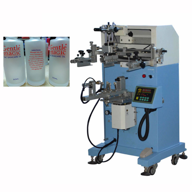 Paper Cups Screen Printers Glass Bottle Screen Printing machine For Jars Tubes Cans