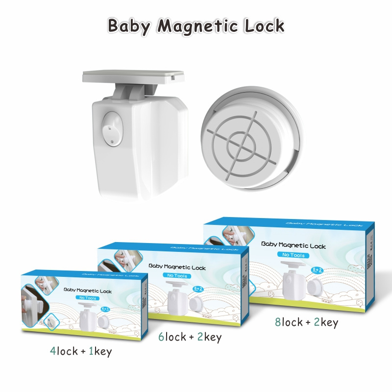 Childproof drawer lock magnetic cabinet door safety lock magnetic cupboard lock