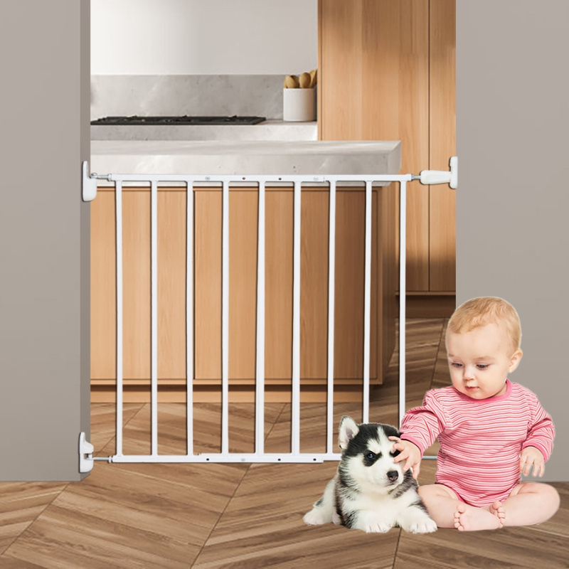 Tall metal walk through baby gate easy open baby gate extra tall