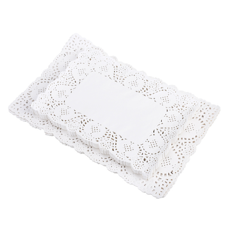 White paper doilies rectangular round paper christmas placemat patterns 5 inches for table paper colors disposable one time