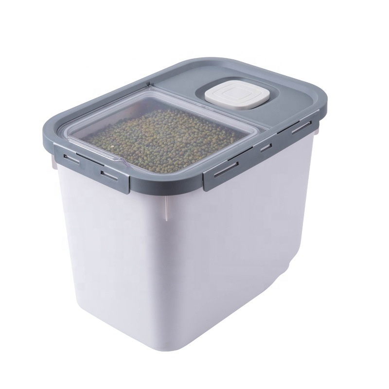 Airtight Food Container Cereal Grain Organizer Box 10 KG Rice Container Storage for Storing Rice Flour Dry Food