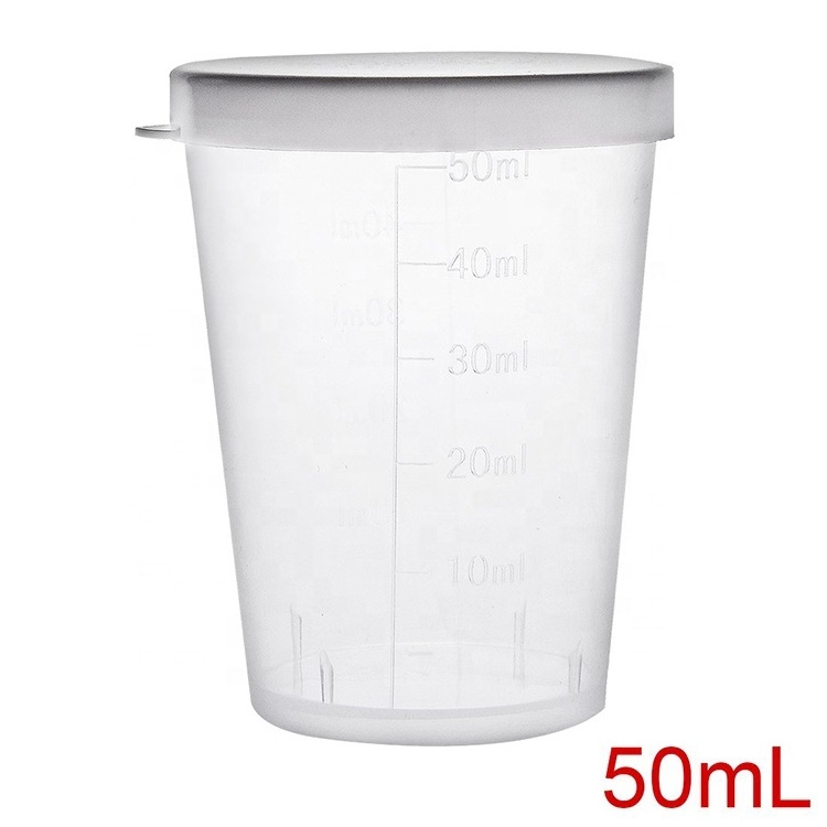 Kitchen Laboratory 50mL Plastic Measuring Cup with Leakproof Lid