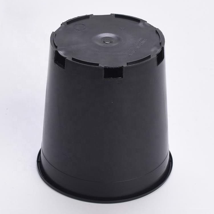 1 Gallon Premium Black Hard Plastic Nursery Plant Container Garden Planter Pots