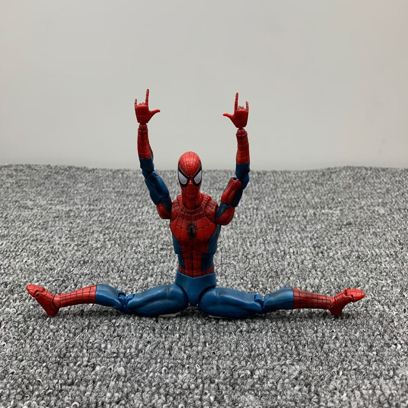 High quality Marvels derivatives Resin Crafts kids toys hobbies PVC Action Figures spiderman MAFEX 075